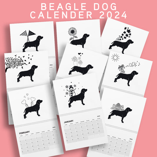 Beagle Calendar 2024