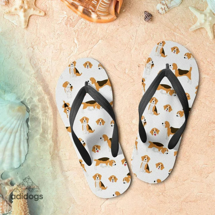 Beagle Lovers Flip Flops