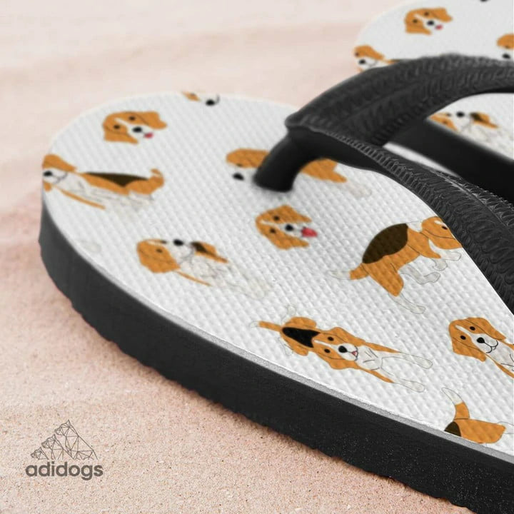 Beagle Lovers Flip Flops