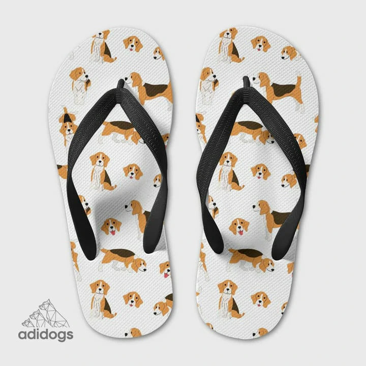 Beagle Lovers Flip Flops