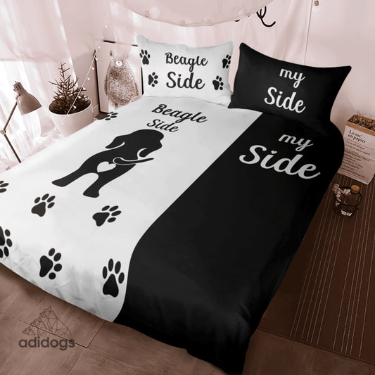 Beagle Side Bedding Set