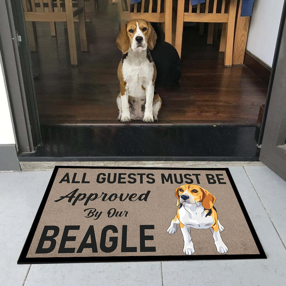 Approved By Beagle Doormat