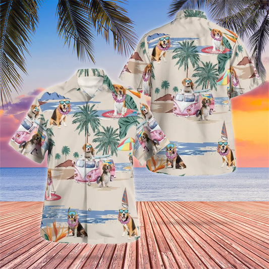 Beagle Beach Hawaii Shirts