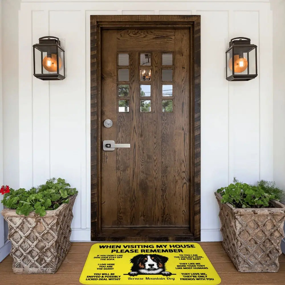 Bernese Home Rules Doormat