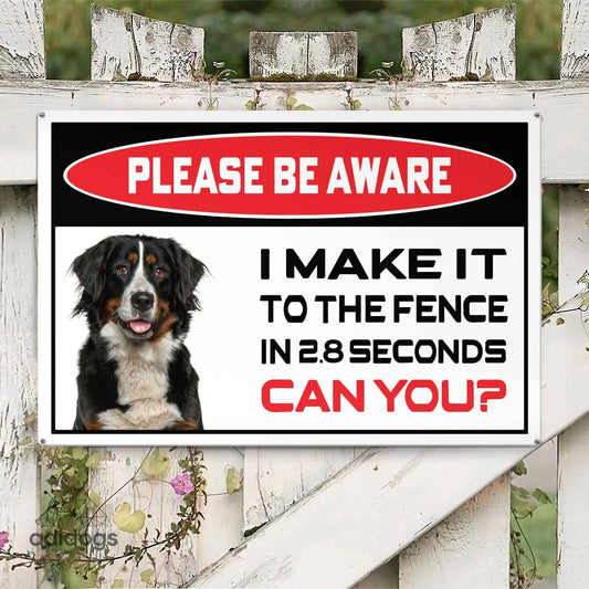 Please Be Aware of Bernese Sign