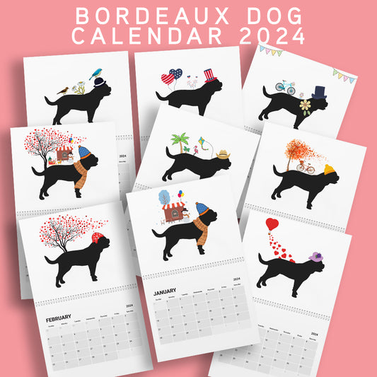 Bordeaux Wall Calendar 2024