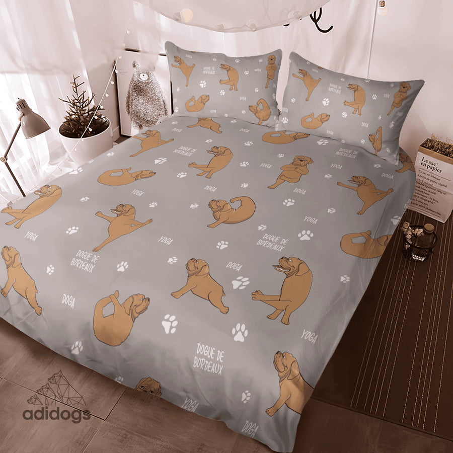 Bordeaux Yoga Bedding Set