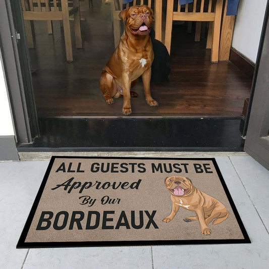 Approved By Bordeaux Doormat