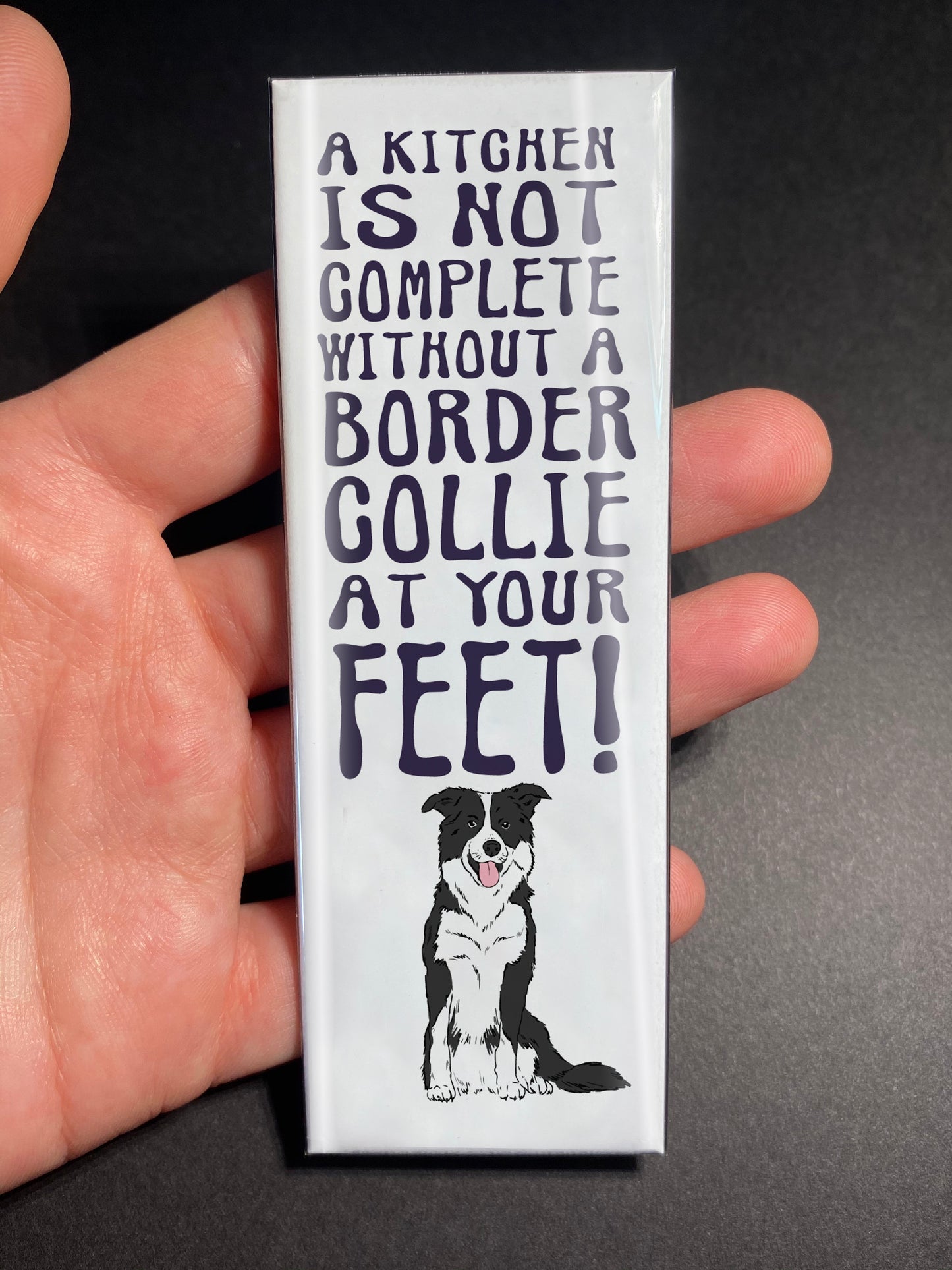 Border Collie Home Kitchen Fridge Magnets