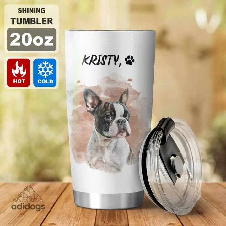 Boston Terrier Dear Mommy Tumbler