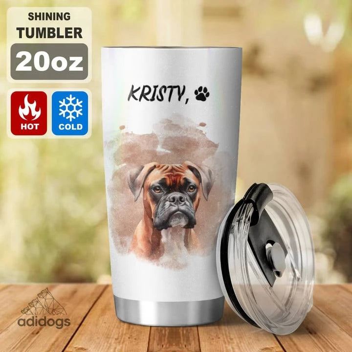 Boxer Dear Mommy Tumbler