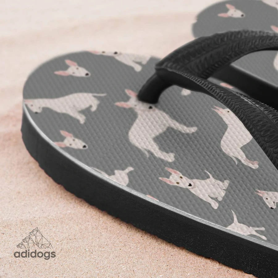 Bull Terrier Lovers Flip Flops