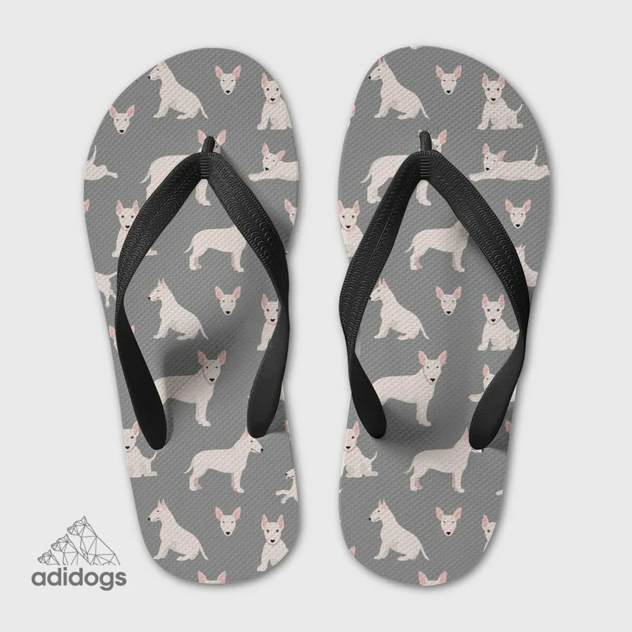 Bull Terrier Lovers Flip Flops