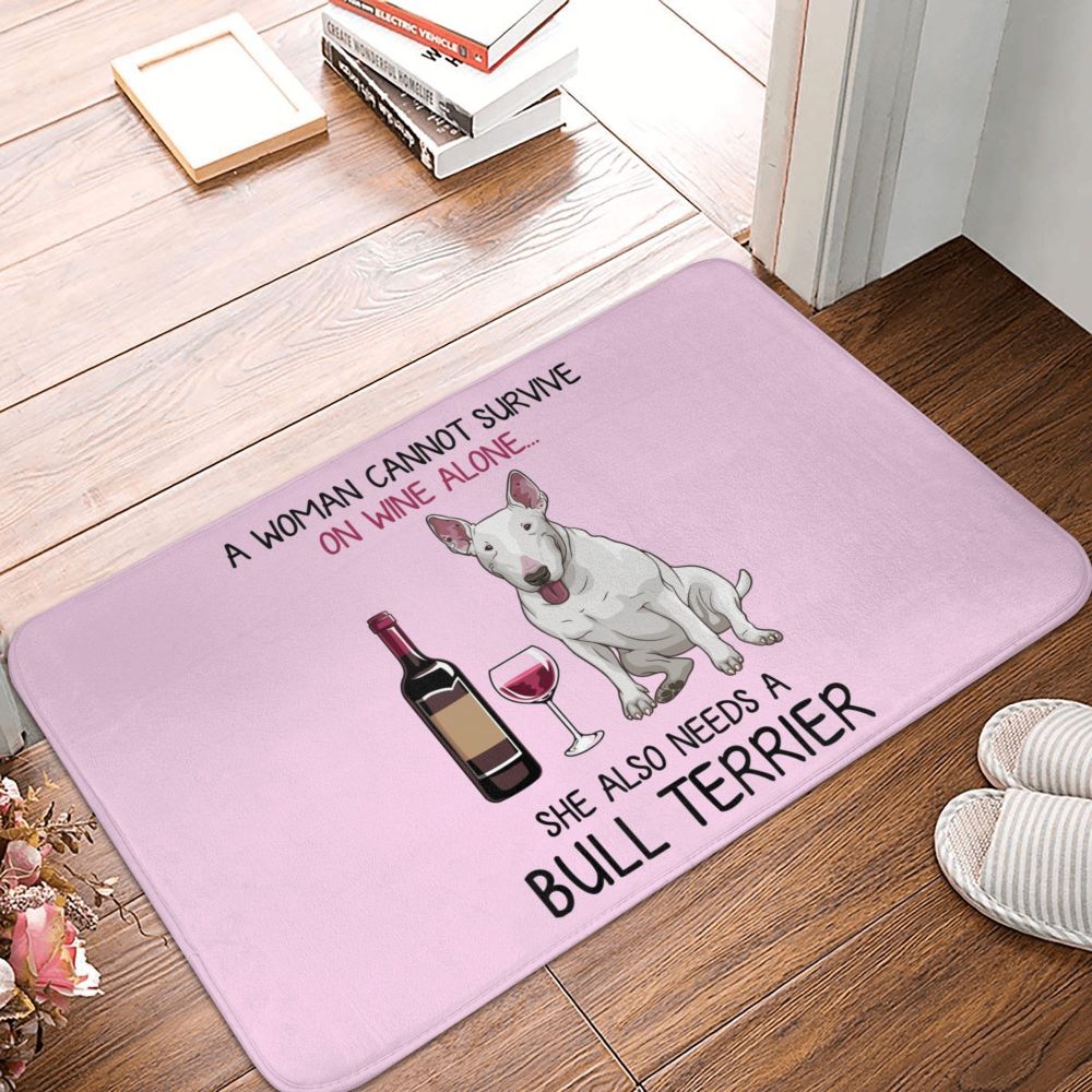 Bull Terrier Wine Doormat