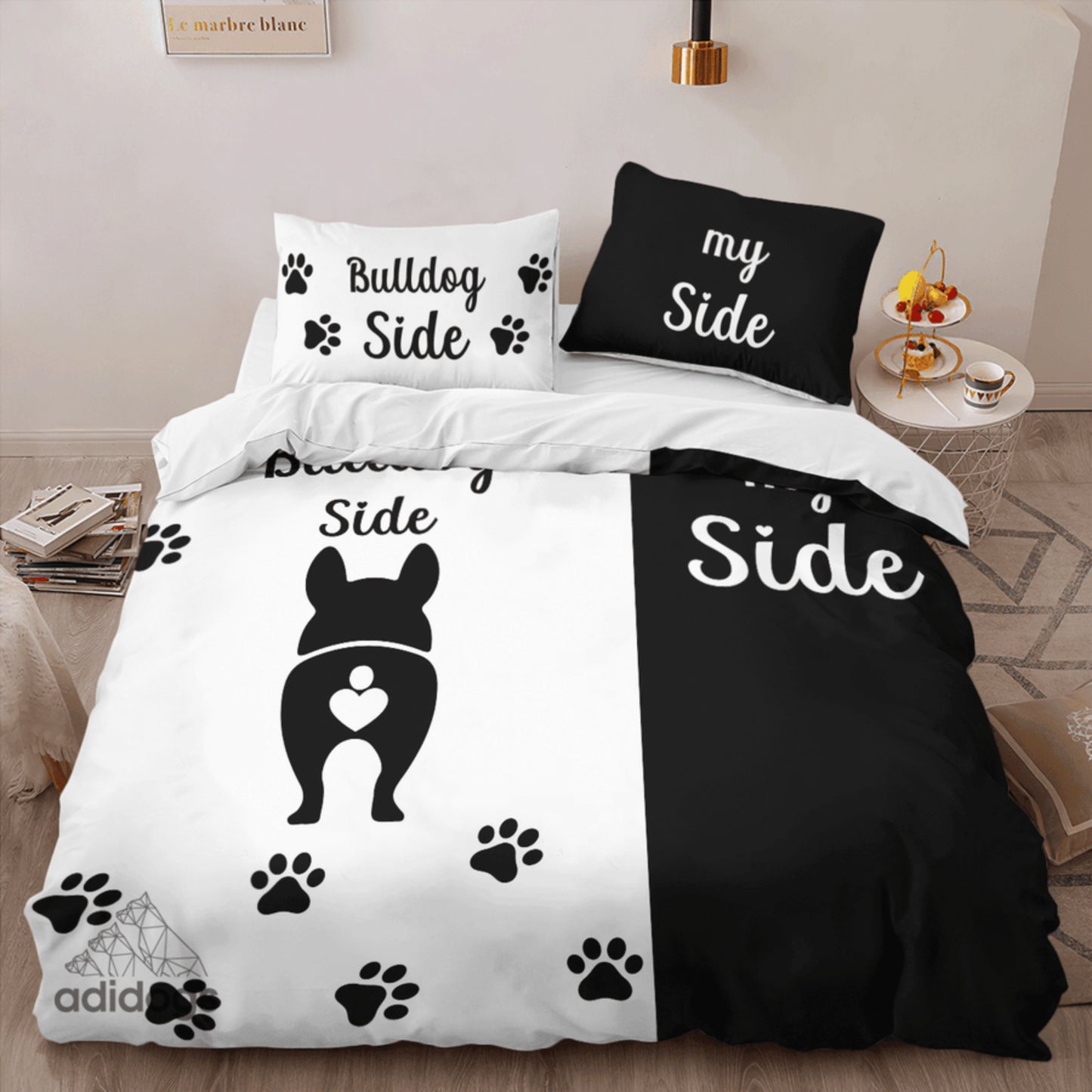 Bulldog Side Bedding Set