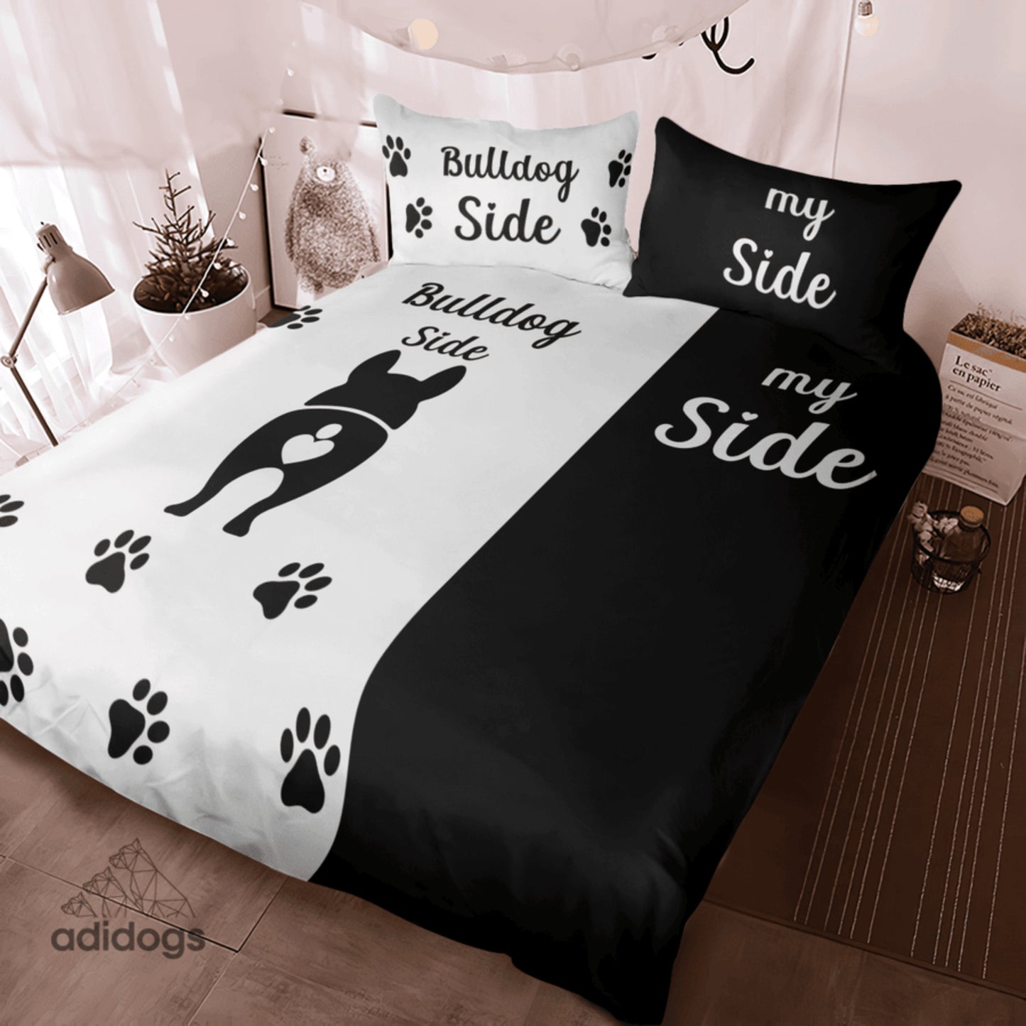 Bulldog Side Bedding Set