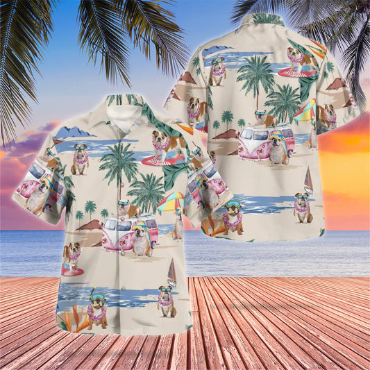 Bulldog Beach Hawaii Shirts