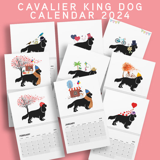 Cavalier Wall Calendar 2024