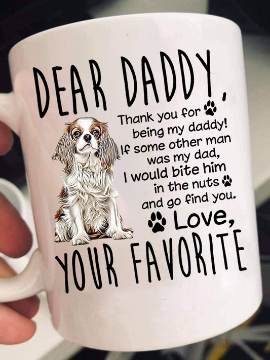 Dear Cavalier Dad Mugs