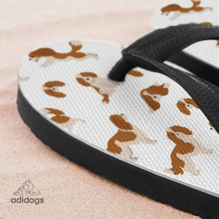 Cavalier Lovers Flip Flops