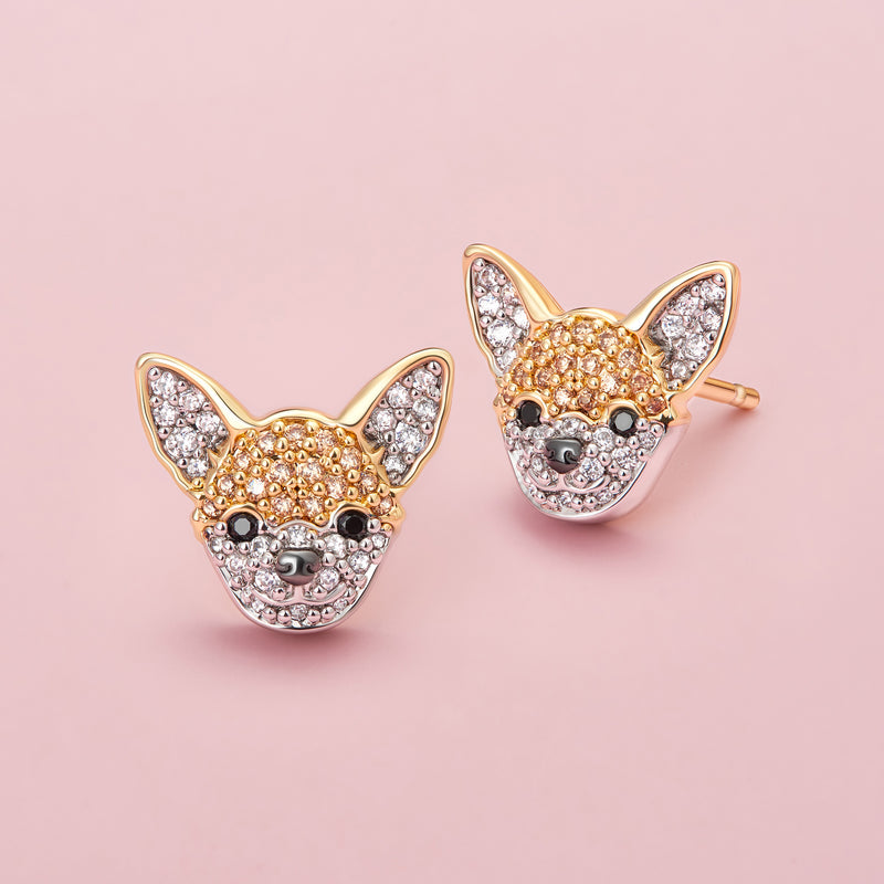 Exquisite Chihuahua Earrings