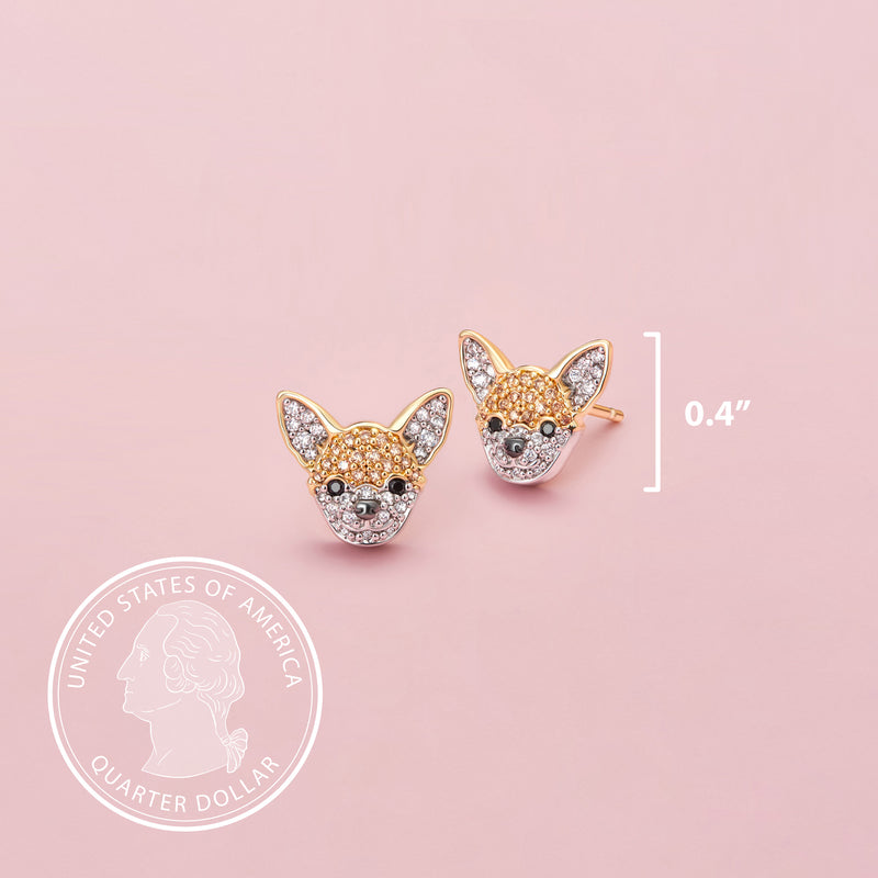 Exquisite Chihuahua Earrings