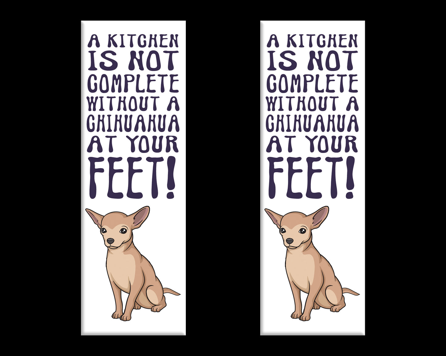 Chihuahua Home Kitchen Fridge Magnets