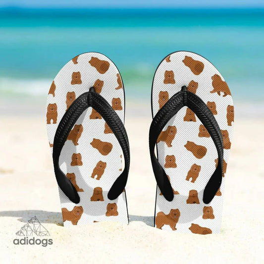 Chow Chow Lovers Flip Flops