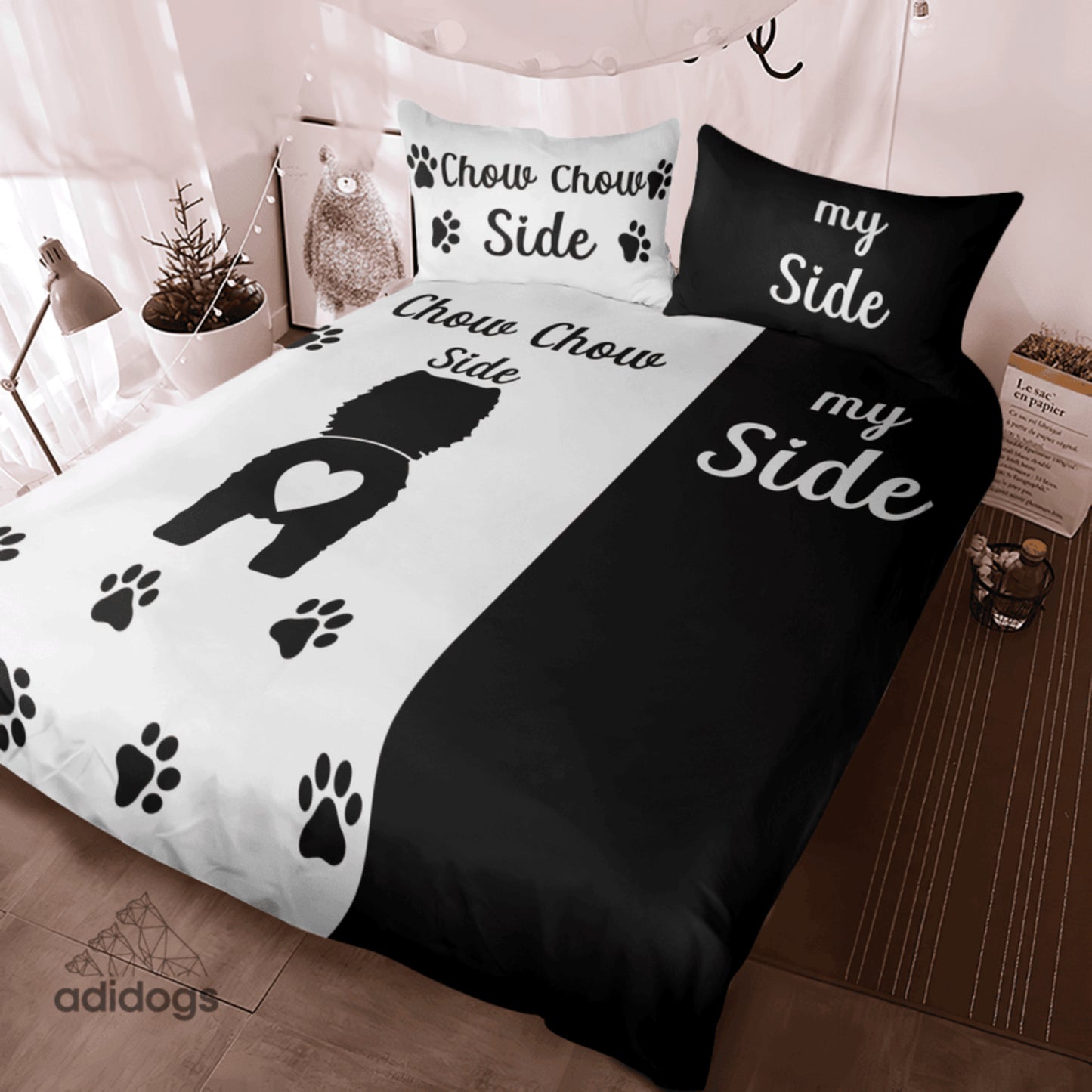 Chow Chow Side Bedding Set