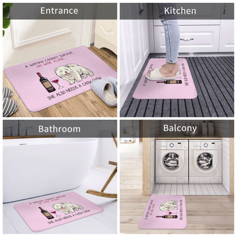 Chow Chow Wine Doormat