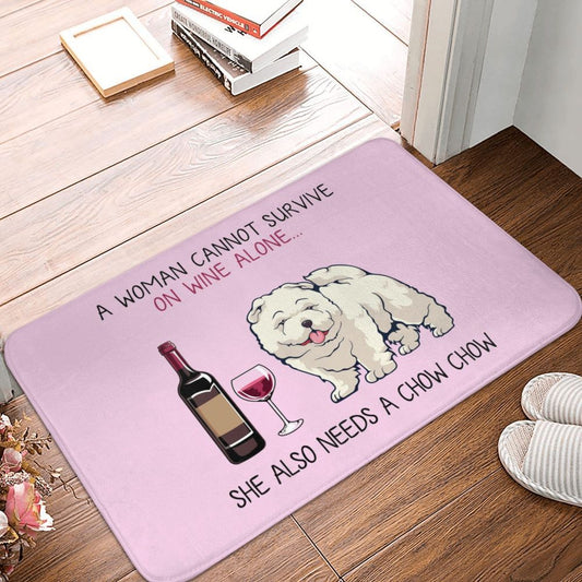 Chow Chow Wine Doormat