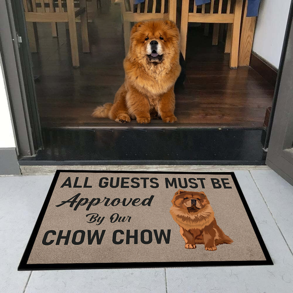 Approved By Chow Chow Doormat