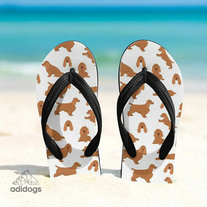 Cocker Spaniel Lovers Flip Flops