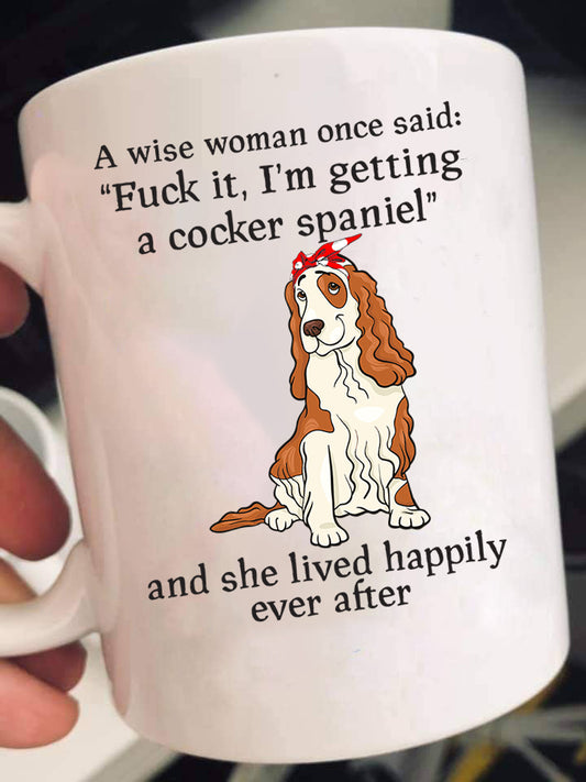 Getting A Cocker Spaniel  Mugs