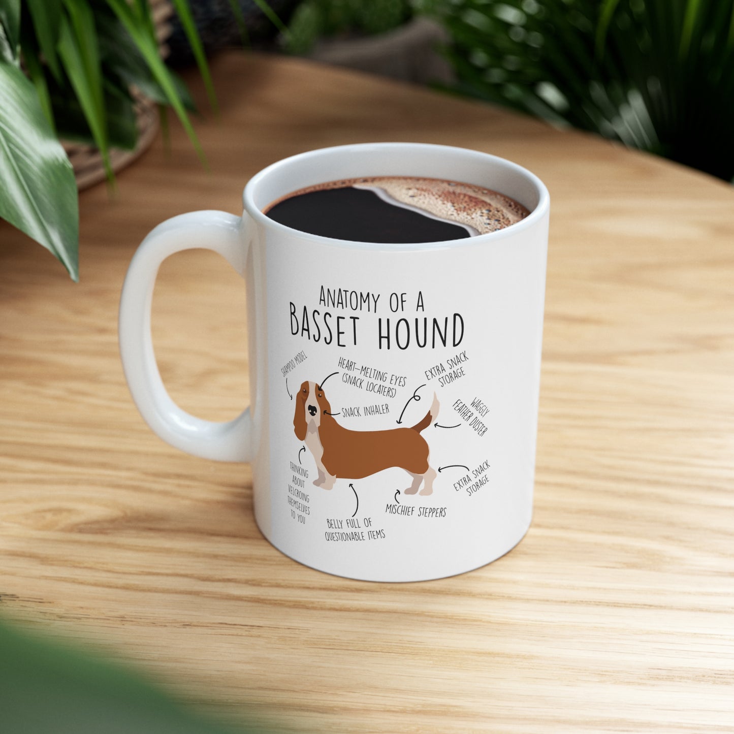 Anatomy Of A Basset Hound Shirts & Gifts