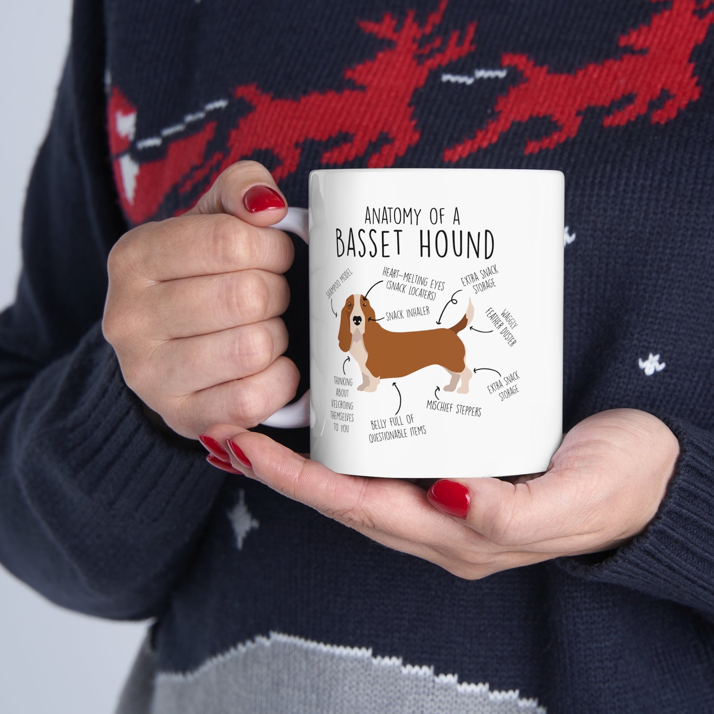 Anatomy Of A Basset Hound Shirts & Gifts