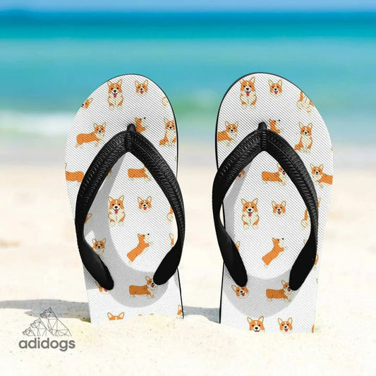 Corgi Lovers Flip Flops