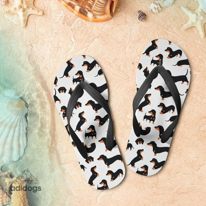 Dachshund Lovers Flip Flops