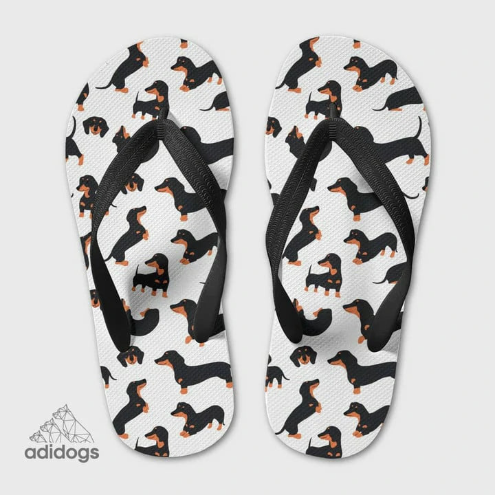 Dachshund Lovers Flip Flops