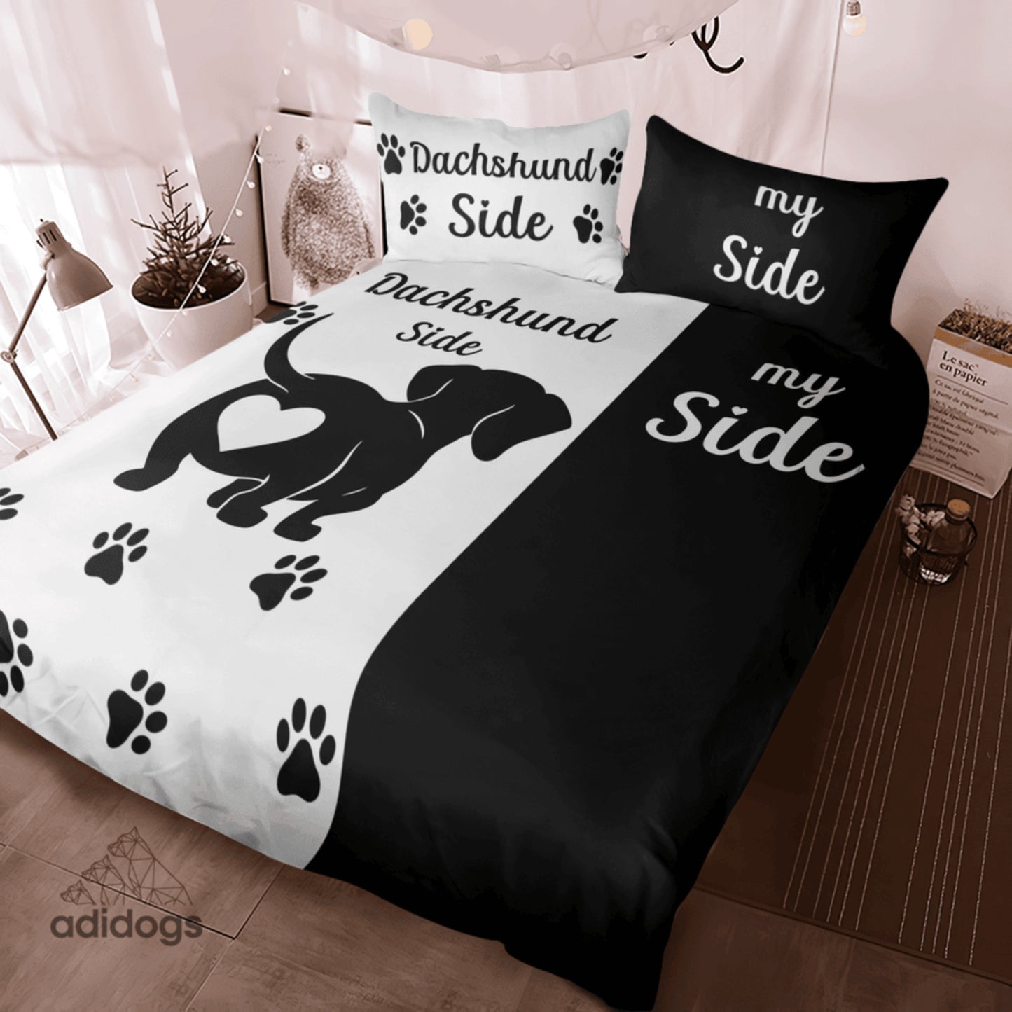 Dachshund Side Bedding Set