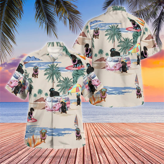 Dachshund Beach Hawaii Shirts