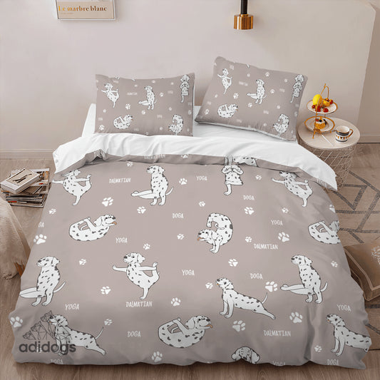 Dalmatian Yoga Bedding Set