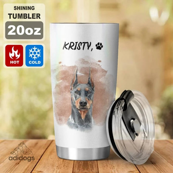 Doberman Dear Mommy Tumbler