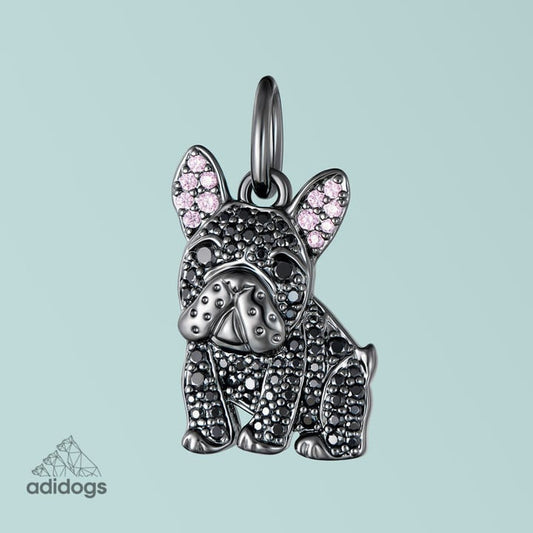 Exquisite Frenchie Pendant Necklace