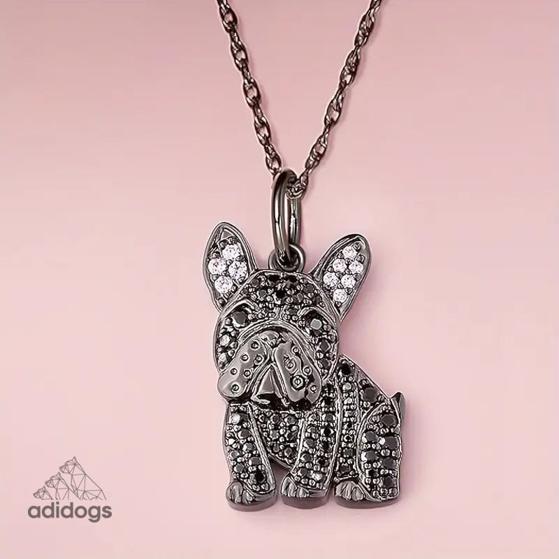 Exquisite Frenchie Pendant Necklace