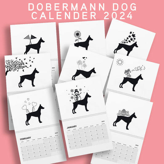 Doberman Calendar 2024