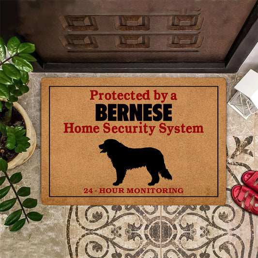 Protected By Bernese Doormat