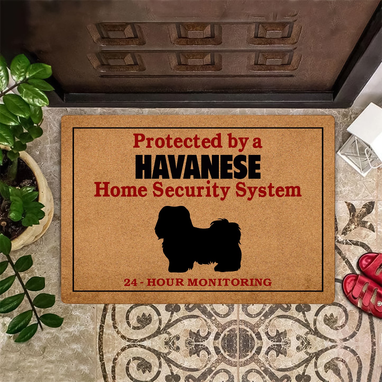 Protected By Havanese Doormat