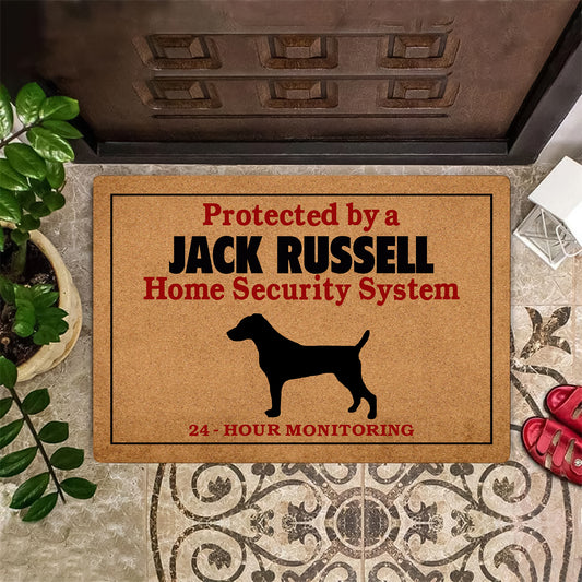 Protected By Jack Russell Doormat