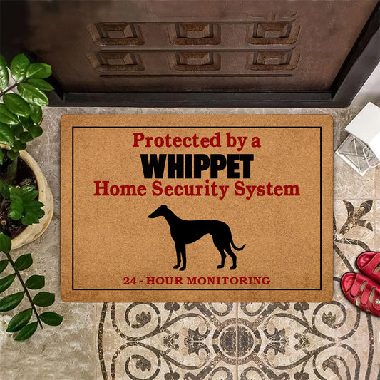 Protected By Whippet Doormat